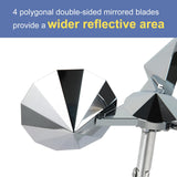OFFO Bird Scare Reflective Device, Bird Reflector Keep Pigeon Woodpeckers and Sparrows Away for Outdoor Use Boats Roofs Gardens