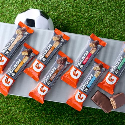 Gatorade Whey Protein Recover Bars, Peanut Butter Chocolate, 2.8 ounce bars (Pack of 12)