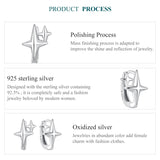 MUNDELL Silver Star Huggie Hoop Earrings for Women Hypoallergenic Earrings