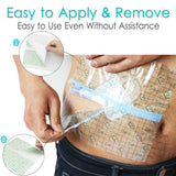Shower Protector Dialysis Catheter Shower Cover Pd Catheter Shower Shields Dialysis Port Waterproof Picc Line Patch Wound Bandage for Showering 10"x12" 25 Pack