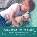 Amazon Brand - Mama Bear Boy's Nighttime Bedwetting Underwear for Overnight Protection, Hypoallergenic, Size L/XL (60-125 lbs), 38 Count, White