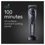 Braun All-in-One Style Kit Series 5 5490, 9-in-1 Trimmer for Men with Beard Trimmer, Body Trimmer for Manscaping, Hair Clippers & More, Ultra-Sharp Blade, 40 Length Settings, Waterproof