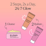 ELEMIS Way to Glow Skincare Kit, Travel Set with Travel-Size Rose Cleansing Balm, Glow Priming Moisturizer & Midnight Facial, Nourish & Illuminate Skin all day