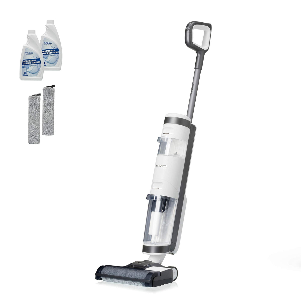 Tineco iFloor 3 Complete Wet Dry Vacuum, Floor Washer, White/Grey (Renewed)