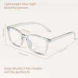 livho High Tech Blue Light Glasses - Advanced up to 99% Blue Light Blocking Computer Glasses - Anti Eyestrain & UV Glare Protection