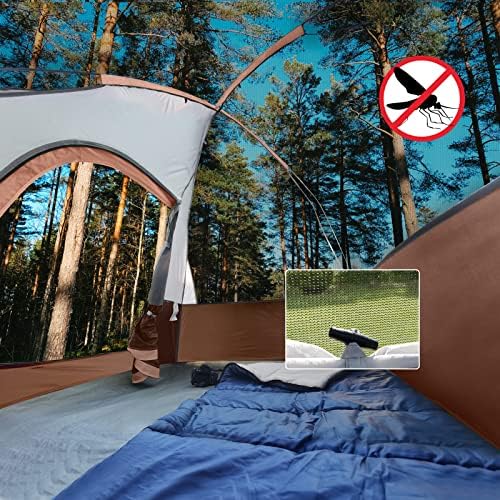 Camping Tent 2 Person, Waterproof Windproof Tent with Rainfly Easy Set up-Portable Dome Tents for Camping…