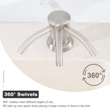 GAGALIFE Built in Sink Soap Dispenser or Lotion Dispenser for Kitchen Sink, Brushed Nickel ABS Pump Head, with 17 Ounce Large PET Soap Bottle