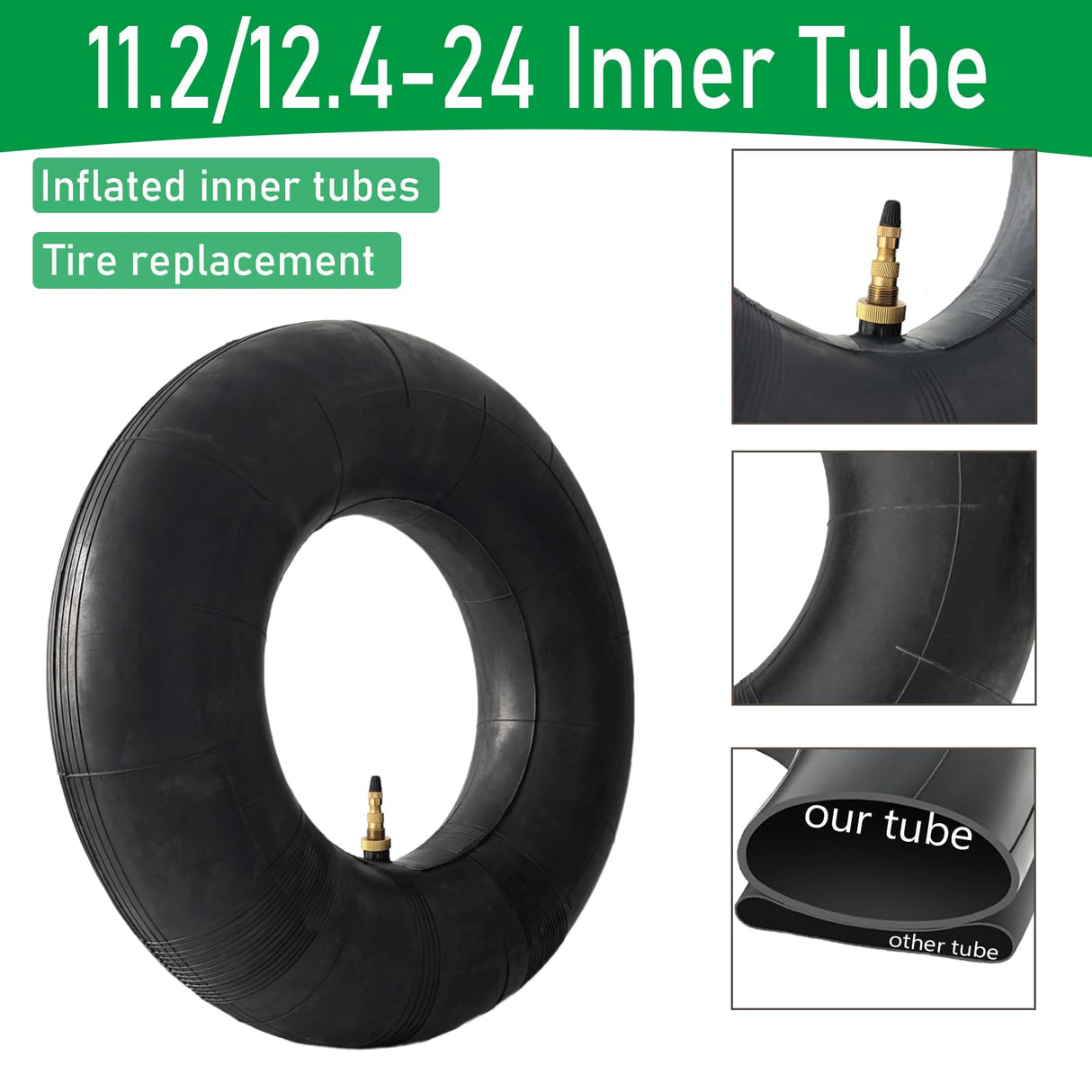 11.2/12.4R24, 11.2-24, 12.4-24 Tractor Tire Inner Tube