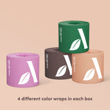 Amazon Aware 100% 3-ply Bamboo Toilet Paper, Unscented, 12 Rolls, 350 Sheets per roll, Total 4200 Sheets, Plastic-Free