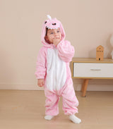 CuteOn Toddler Halloween Costume Onesie Cosplay Romper Christmas Infants Baby Costume Pink Dinosaurs 2-3 Years