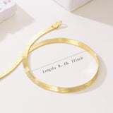 Simlayton 14K Gold Anklets for Women 14K Gold Ankle Bracelets for Women Snake Anklet Bracelets for Womens Glow with Soft Understated Sheen Herringbone Anklet for Womens