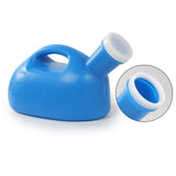 ONEDONE Urinals for Men - Portable Urinal for Men Spill Proof Nighttime Men's Urinal Bottle Male Pee Bottle Urine Bottle 68 OZ for Hospital Home Camping Car Travel 45" Long Hose with Lid (Blue)