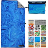 ECCOSOPHY Microfiber Beach Towel - Sand Free Towels are Quick Dry, Light Weight, Super Absorbent - Perfect Pool, Travel, Cruise, Camping Essentials - Oversized Extra Large for Adults 71x35 in