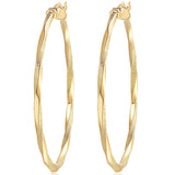 Verniflloga 14K Gold Hoop Earring for Women Gold Earrings Hoops 45.1MM