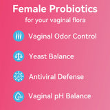 Vevoec Gynable Vaginal Probiotics for Women,Female Probiotic for pH Balance with Lactobacillus 5 Billion CFU Probiotics Blend,Selenium-Vitamin D3,Promote Healthy Vaginal Odor & Vaginal Flora,90 Count