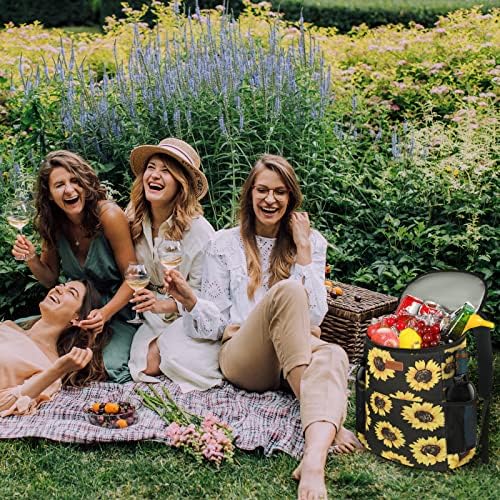 Camping Cooler Backpack 30 Cans, Soft Backpack Coolers Insulated Leak Proof Travel Cooler Bag Waterproof Lunch Picnic Beach Work Trip Thermal Bag Drink Beverage Beer Bag Cooler