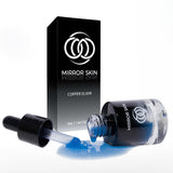 MIRROR SKIN - Copper Peptides Face Serum - Boost Collagen & Cell Renewal - Firm, Tone & Glow - Shea Butter, Witch Hazel & Apple Stem Cells - Facial Skin Care Products, Beauty & Self Care - (.5 fl oz)