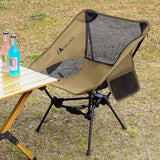 MOON LENCE Portable Camping Chair Backpacking Chair - The 4th Generation Ultralight Folding Chair - Compact, Lightweight Foldable Chairs for Hiking Mountaineering, Beach