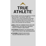 True Athlete ZMA with Theanine – Supports Muscle Recovery, Strength & Sleep – Zinc, Magnesium, Vitamin B6 & Theanine Formula for Relaxation & Performance (90 Capsules)