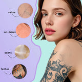 Tattoo Cover Up Makeup – Waterproof & Sweat-Proof Full Coverage makeup, Transfer-Resistant Body Makeup, Long Last Body Foundation.