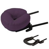 EARTHLITE Massage Table Face Cradle DELUXE ADJUSTABLE - Durable, Fully Adjustable Headrest Platform for massage chairs & tables, Amethyst
