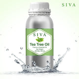Siva Tea Tree Essential Oil - 16 Fl Oz – Natural Tea Tree Oil - for Diffuser, Face, Skin Care, Aromatherapy, Hair Care, Scalp and Body Massage