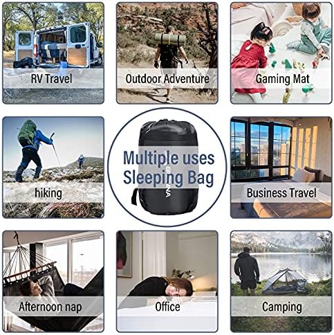 BISINNA XXL Sleeping Bag(90.55"x39.37") for Big and Tall Adults,3-4 Seasons Plus Size Warm and Comfortable Waterproof Lightweight Sleeping Bag Great for Camping Backpacking Hiking Indoor & Outdoor