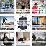 BISINNA XXL Sleeping Bag(90.55"x39.37") for Big and Tall Adults,3-4 Seasons Plus Size Warm and Comfortable Waterproof Lightweight Sleeping Bag Great for Camping Backpacking Hiking Indoor & Outdoor