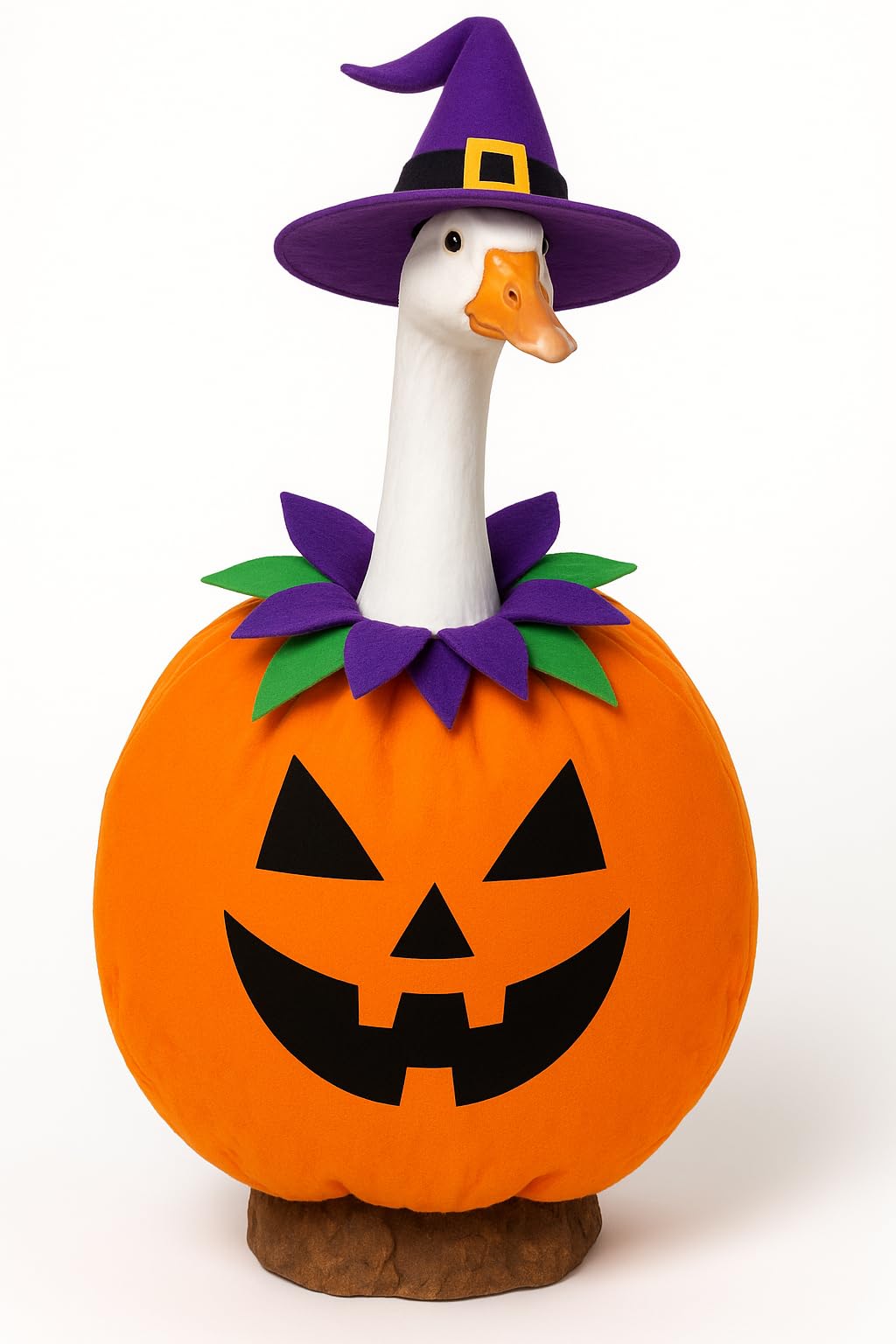 Halloween Porch Goose Outfit Pumpkin Goose Costume for Outdoor Decor
