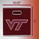 Franklin Sports NCAA College Team Fabric Storage Cubes Made to Fit Storage Bin Organizers