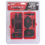 Newborn Octogun Complete Caulking Bundle | Pro Drip-Free Caulk Gun, Universal Silicone Sealant, 8-Piece Smoothing Tool Kit, and Caulk Removal Set | All-in-One Home Repair & Sealing Pack