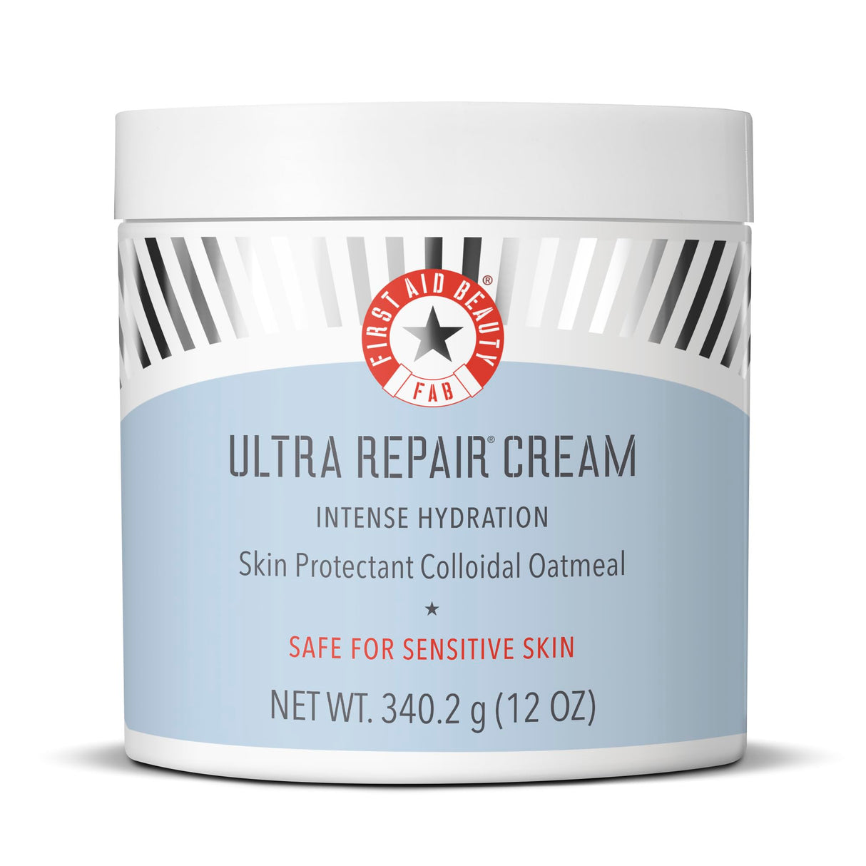 First Aid Beauty - Ultra Repair Cream, Intense Hydration Whipped Colloidal Oatmeal, Clinically Proven to Strengthen Skin Barrier in 7 Days & Helps Relieve Eczema, Luxury Face & Body Moisturizer, 12 oz