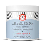 First Aid Beauty - Ultra Repair Cream, Intense Hydration Whipped Colloidal Oatmeal, Clinically Proven to Strengthen Skin Barrier in 7 Days & Helps Relieve Eczema, Luxury Face & Body Moisturizer, 12 oz