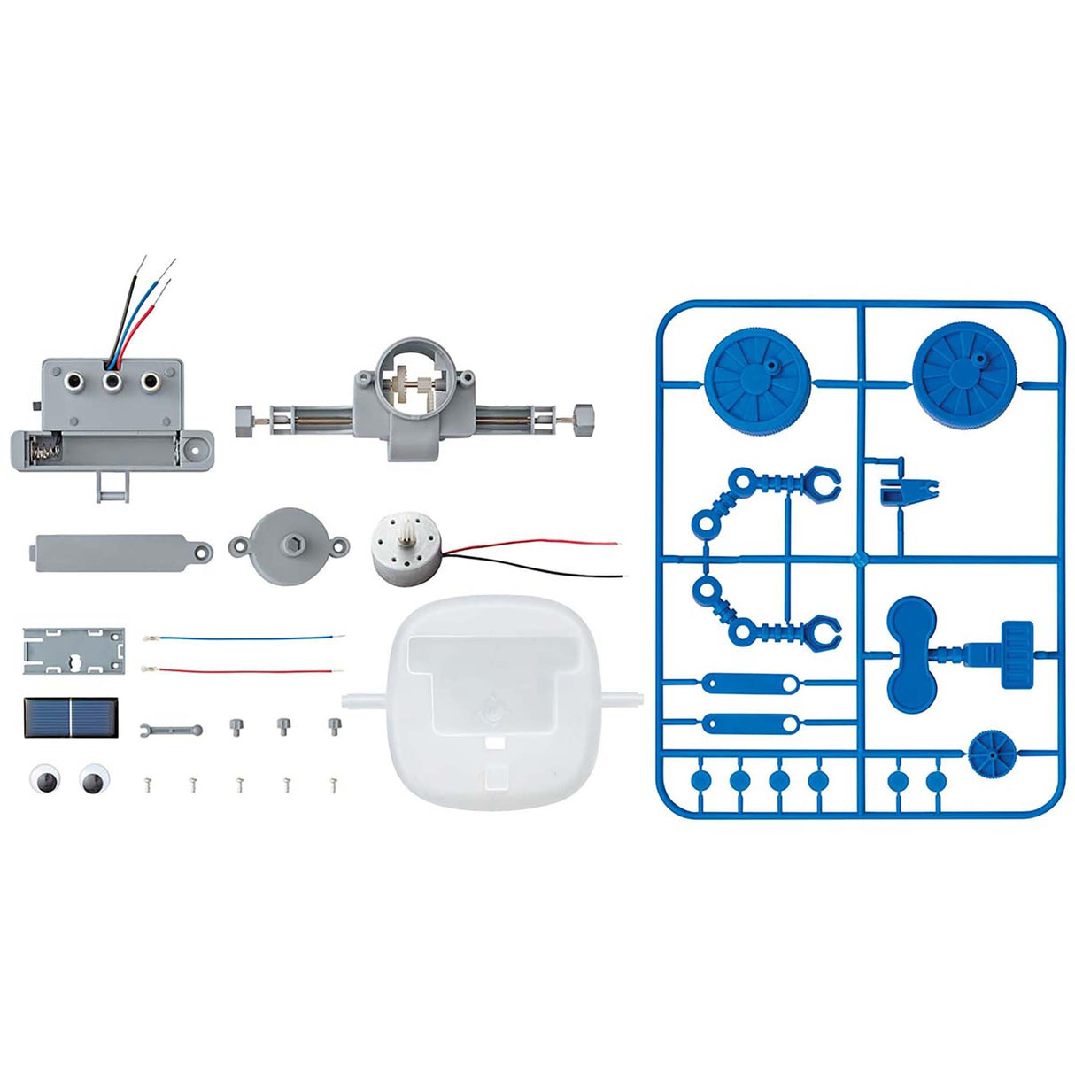 4M: Green Science: Rover Robot - DIY Robotics Assembly Kit, Solar & Battery Hybrid Power Rolling, STEM Building, Physics Toy Activity Set, Kids Age 5+