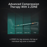 QUINEAR Professional Leg Recovery System, Cordless Air Compression Boots with Sequential Compression, Leg and Foot Massager, Fast Recovery Therapy for Athletes, FSA HSA Eligible (Medium)