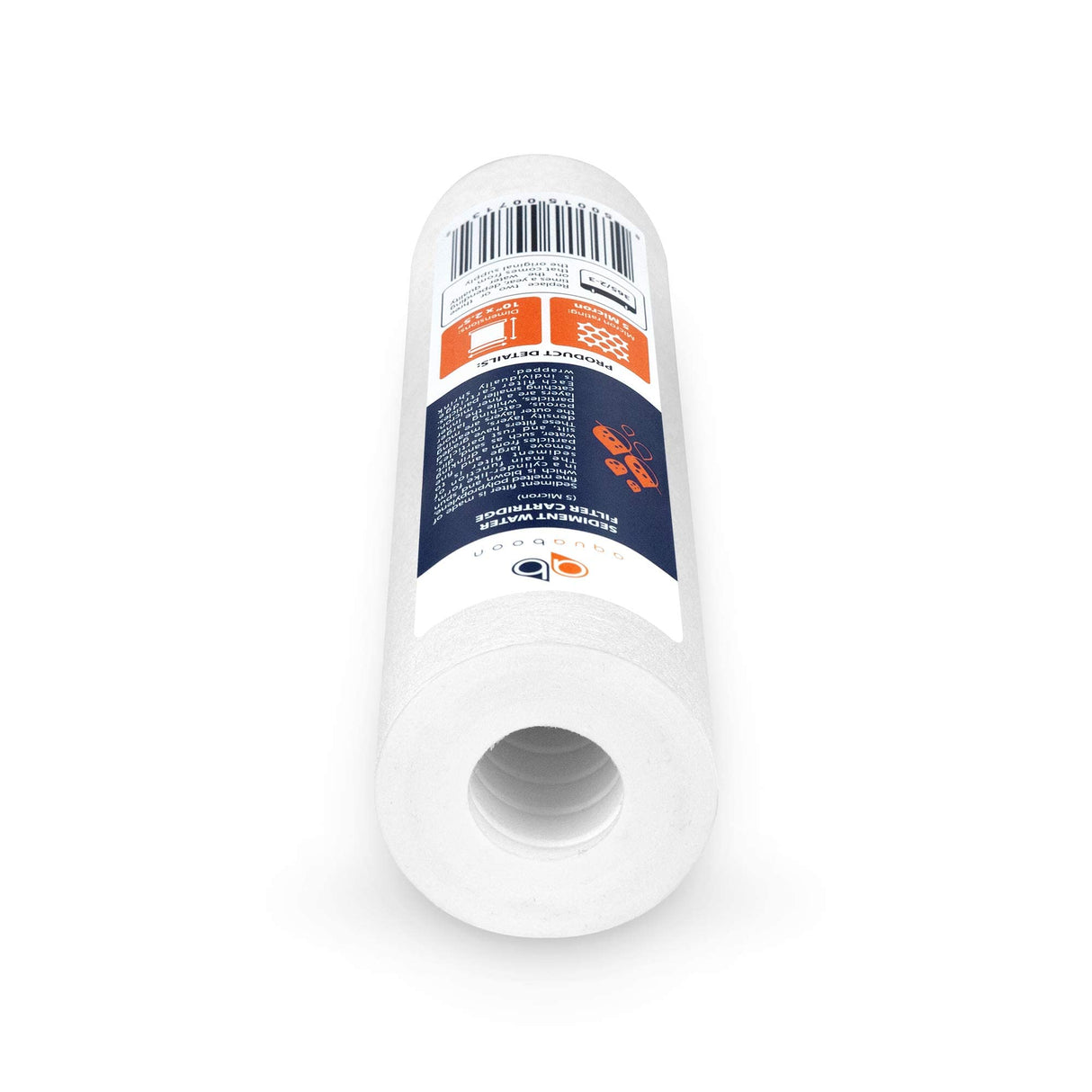 Aquaboon 5 Micron 10 x 2.5 Sediment Filter - Whole House Water Filter Replacement Compatible with Well Water Filters - P5, AP110, WHKF-GD05, 4 Pack