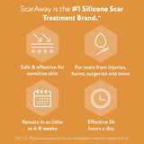 ScarAway Kids Silicone Scar Gel, 100% Medical-Grade, Helps Improve Size, Color & Texture of Hypertrophic & Keloid Scars on Face & Body from Injury, Burns & Surgery, Water Resistant, Clear, 6g