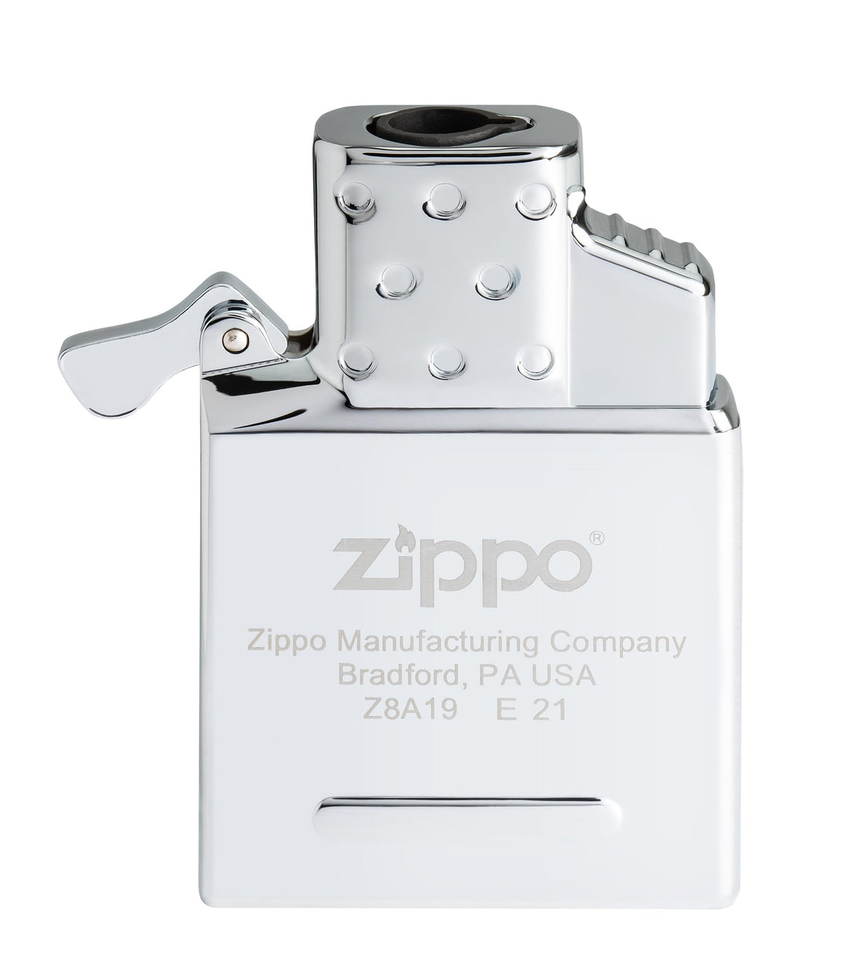 Zippo 65826 Butane Lighter Insert - Single Torch, Chrome