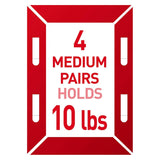Command 10 lb Medium Picture Hanging Strips, Damage Free Picture Hangers, No Tools Wall Hangers for Home Decor, Black Adhesive