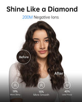 Laifen Hair Dryer SE, 200 Million Negative Ionic Blow Dryer with 105,000 RPM Brushless Motor 1400W Powerful Fast Drying High-Speed Low Noise Hairdryer with Magnetic Attachments