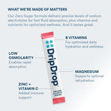 DripDrop Sugar Free Hydration Packets - Zero Watermelon - Single Serve Electrolytes Powder Drink Mix - Non-GMO, Gluten Free, Vegan - 32 Sticks