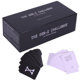 FAFO GAMES The Gen-X Challenge - 80s and 90s Trivia Card Game with 600 Trivia Cards - Pop Culture Trivia Game with Movies, Music, TV Shows - Ideal for Game Night, Christmas, Birthday, or Gift