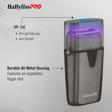 BaBylissPRO UVFOIL Double Foil UV-Disinfecting Metal Shaver