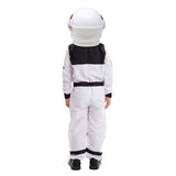 Spooktacular Creations White Astronaut Costume with Helmet, Space Suit for Toddler with Movable Visor, Kids Astronaut Halloween Costume for Cosplay, Party Favor Supplies (Small, 5-7 yrs)