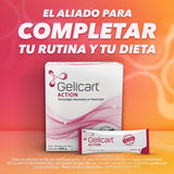 Gelicart Action Colágeno Hidrolizado 30 Sobres x 20 g. Suplemento Alimenticio en Polvo para Reconstruir. Sin Lactosa, Sin Azúcar, Sin Grasa y 100% Natural 1 Sobre al Día para Adultos Mayores a 12 Años