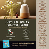 Gya Labs Roman Chamomile Essential Oil for Diffuser - 0.34 Fl Oz - 100% Pure Natural Roman Chamomile Oil for Skin, Hair, Face, Aromatherapy & Candle Making Scent