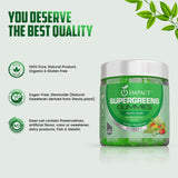 Supergreens Veggies Gummies - Vegetarian Fiber Gummies for Adults & Kids - Daily Green Superfoods with 35+ Essential Vitamins & Support Immunity & Gut Health - 4g of Fiber per Two Gummy (60 Count)