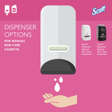 Scott Professional Foam Hand Soap with Moisturizers (91552), 1.0 L, Foaming, Pink, Floral Scent, Manual Refills (6 Bottles)