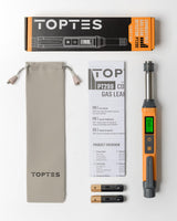 Natural Gas Detector, TopTes PT299 Gas Leak Detector with Extendable Rod, Portable Propane Sniffer for Detecting Combustible Leaks Like Methane & Butane for Home, RV (Includes Battery x2) - Orange