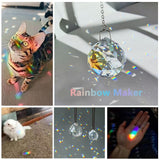 Crystal Prism Ball Sun Catcher - 20 Pack 30mm Hanging Decor for Windows, Wedding, Home, Feng Shui, Chandelier Pendant - Rainbow Maker, DIY Crafts, Gift Idea